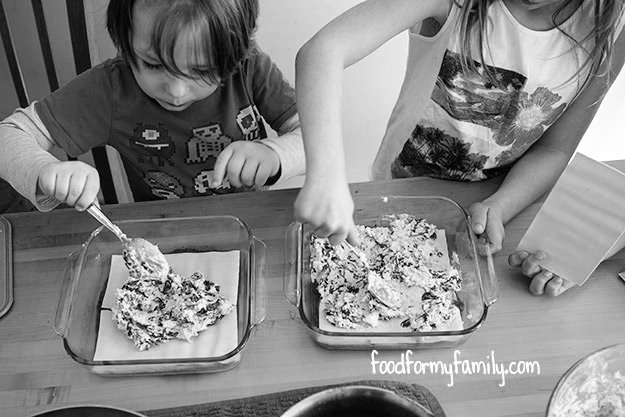 Spinach Ricotta Lasagna #recipe via FoodforMyFamily.com