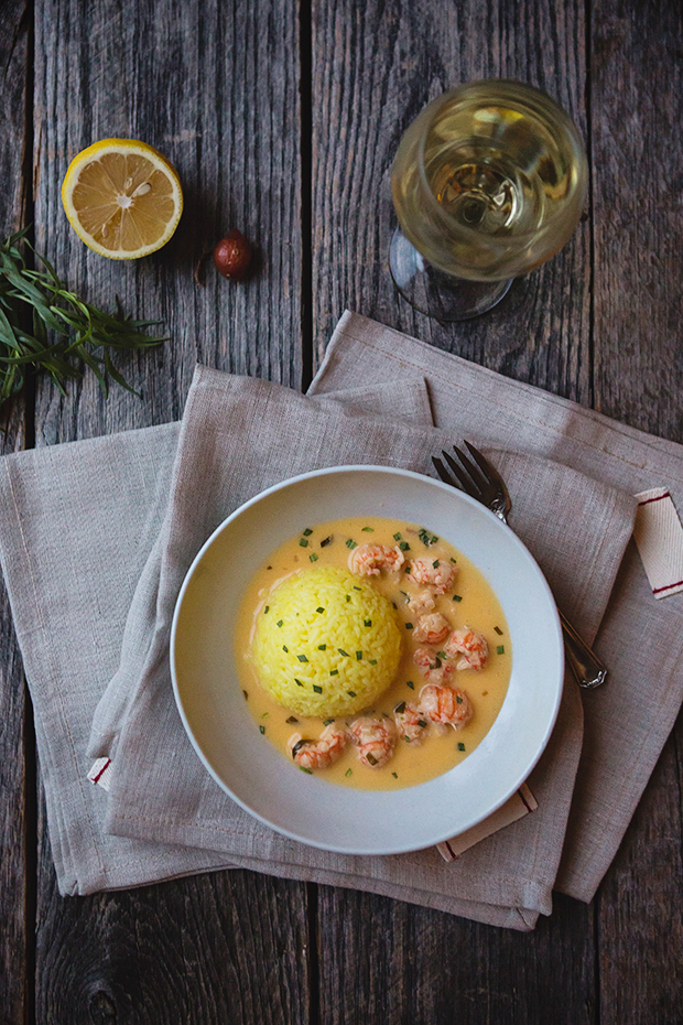 Langoustine with Saffron Vanilla Cream Sauce recipe | FoodforMyFamily.com