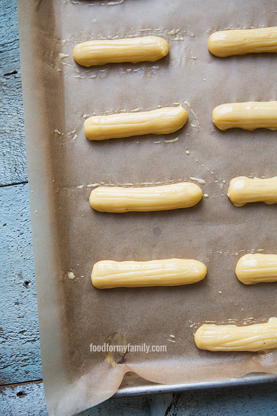 Lemon Meringue Éclairs #recipe via FoodforMyFamily.com