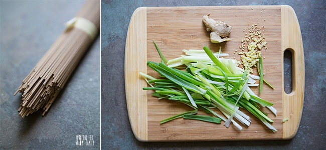 Purslane and Soba Noodle Salad #recipe on FoodforMyFamily.com